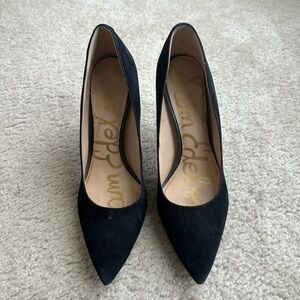 Sam Edelman Black Suede Heels